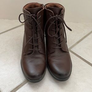 Clarks Brown Booties